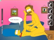 The Simpsons - Marge x Flanders - Cartoon Hentai Game P63 6/16
