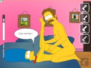 The Simpsons - Marge x Flanders - Cartoon Hentai Game P63 8/16