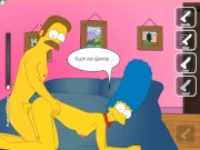 The Simpsons - Marge x Flanders - Cartoon Hentai Game P63 9/16