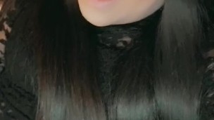 Ashley Looking Sexy In Black 