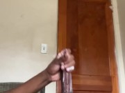 Long BBC slow stroke with cumshot ❤️