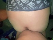 Sexo duro con mi paso-primo por navidad, de placer se orina, se masturba y se viene en el piso 10/16