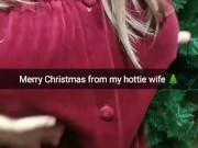 Happy new year from cheating hottie thicc mrs. Сlaus! [Cuckold snapchat]