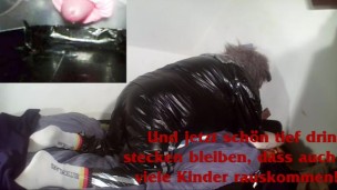 geiler Wolf ist total voll und will in seinen weißen Socken nur noch reinspritzen und Babies machen