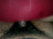 Party girl fucked on reverse cowgirl on a red dress 