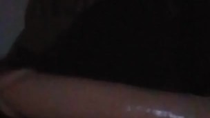 Deepthroating a dildo