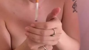 Smoking in the shower 