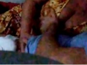 DRY HUMP TURNS TO CREAMPIE WHEN CHEATING WIFE SEES BIG HARD DICK 1/16