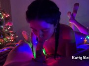 Новогодний минет от первого лица и проглатывание спермы - Screenshot 10 of 16 - Amateur Blowjob