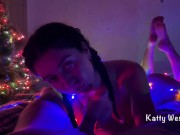 Новогодний минет от первого лица и проглатывание спермы - Screenshot 4 of 16 - New Year