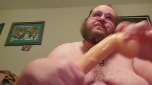 Deepthroating a schlong