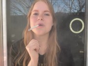 Young Smoker Big Tits 10/16