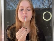 Young Smoker Big Tits 3/16