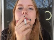 Young Smoker Big Tits 6/16