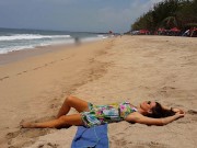 Sandy ASS n BUT PLUG Adventure at Public Beach 3/16