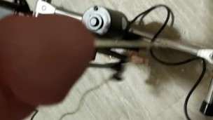Hands free cumming from fuck machine