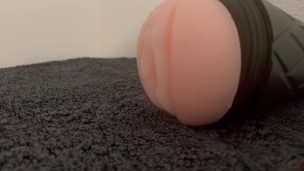 Watch me fuck my pocket pussy