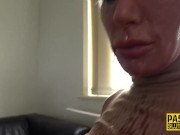 Busty submissive milf gobbles cock 11/16