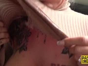 Busty submissive milf gobbles cock 15/16