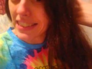 PinkMoonLust Does an Outfit Check Cute Shorts Try On Instagram Live No Wardrobe Malfunctions Please 1/16