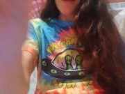 PinkMoonLust Does an Outfit Check Cute Shorts Try On Instagram Live No Wardrobe Malfunctions Please 4/16