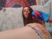 PinkMoonLust Does an Outfit Check Cute Shorts Try On Instagram Live No Wardrobe Malfunctions Please 7/16