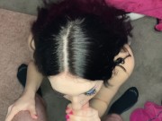 Hot girlfriend gives blowjob with facial 5/16