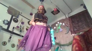 Sexy Arabic Goddess Belly Dancing Striptease veiled to Unveiled Worship her Arab Ass! SFW vintage 