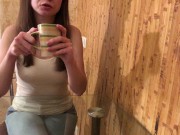 Чуть не Попались! Выебал Соседку Пока ее Муж вышел на 5 минут. Русское Любительское с Разговорами 1/16