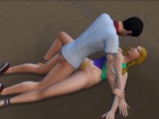 I caught up with a girl on the street and fucked right in the rain | Porno Game 3d 10/16
