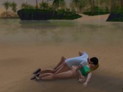 I caught up with a girl on the street and fucked right in the rain | Porno Game 3d 3/16