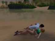 I caught up with a girl on the street and fucked right in the rain | Porno Game 3d 4/16