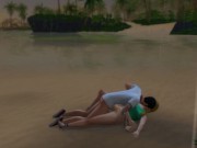 I caught up with a girl on the street and fucked right in the rain | Porno Game 3d 6/16