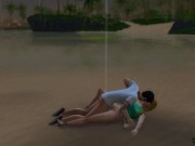 I caught up with a girl on the street and fucked right in the rain | Porno Game 3d 8/16