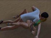 I caught up with a girl on the street and fucked right in the rain | Porno Game 3d 9/16