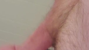 Stroking Fat Cock until it Spits