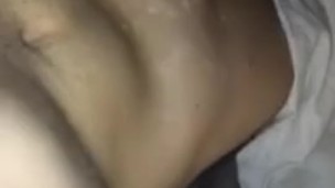 Big cumshot after jerking off with lube