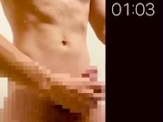巨根　マッチョ　立ち　射精　カウントダウン　countdown cumshot - Screenshot 11 of 16 - Cumshot