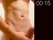 巨根　マッチョ　立ち　射精　カウントダウン　countdown cumshot - Screenshot 14 of 16 - Cum Countdown