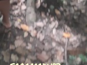 BIG ASS WIFE doggy in JUNGLE  Risky OUTDOOR  5/16