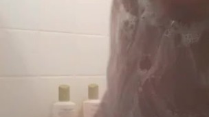 Daddy in shower