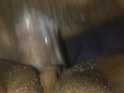 Pussy licking cream pie before bed UP CLOSE 16/16