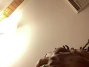 Daddy rubbing on my body after the Hot Tub 3/16