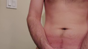 Guy using pocket pussy to Redhead Snapchat videos,
