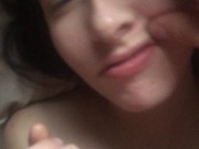 Wake Up Face Fuck Throatpie • Cum deep in her throat for breakfast yummy 5/16