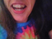 PinkMoonLust Pees On her Tampon String Peeing Urine Piss Fetish Hairy Girl Sits on Dirty Toilet 16/16