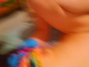 Tummy Belly Tits Titties TAMPON STRING! PinkMoonLust Gained Weight Drinking Christmas Holiday Eggnog 13/16