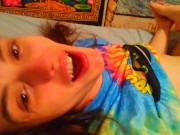 Tummy Belly Tits Titties TAMPON STRING! PinkMoonLust Gained Weight Drinking Christmas Holiday Eggnog 14/16