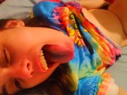 Tummy Belly Tits Titties TAMPON STRING! PinkMoonLust Gained Weight Drinking Christmas Holiday Eggnog 7/16