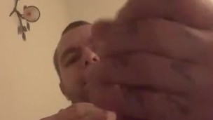 Morning wood jerk off